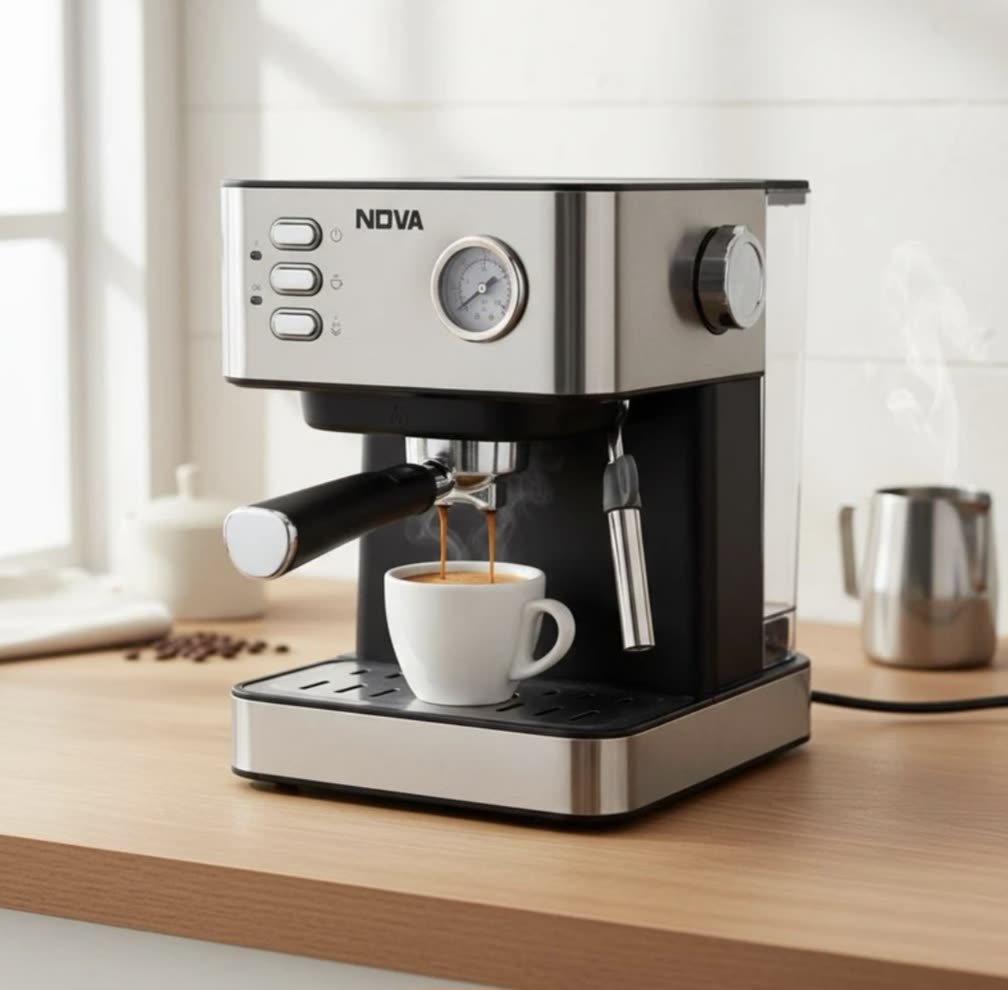 اسپرسوساز NOVA147ncm تمام استیل