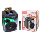 اسپیکر پارتی باکس بلوتوثی sing_e مدل ZQS_6169 با نور RGB و میکروفون وایرلس(ارسال رایگان