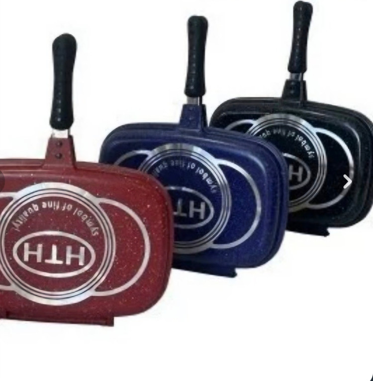 تابه دو طرفه گرانیتی HTH مدل Double Fry Pan سایز ۳۶ سانتیمتر ( ارسال رایگان)