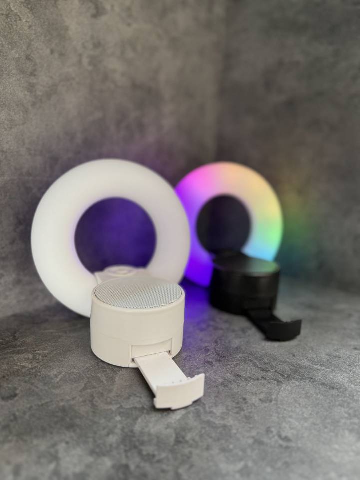 اسپیکر بلوتوثی ۳ کاره مدل RGB Ring Light(ارسال رایگان)