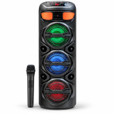 اسپیکر بلوتوثی قابل حمل مدل ZQS6301 به همراه میکروفون و ریموت کنترل (Super Bass) ارسال رایگان