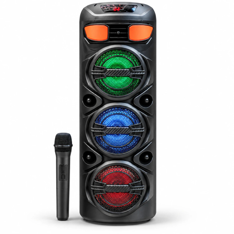 اسپیکر بلوتوثی قابل حمل مدل ZQS6301 به همراه میکروفون و ریموت کنترل (Super Bass) ارسال رایگان