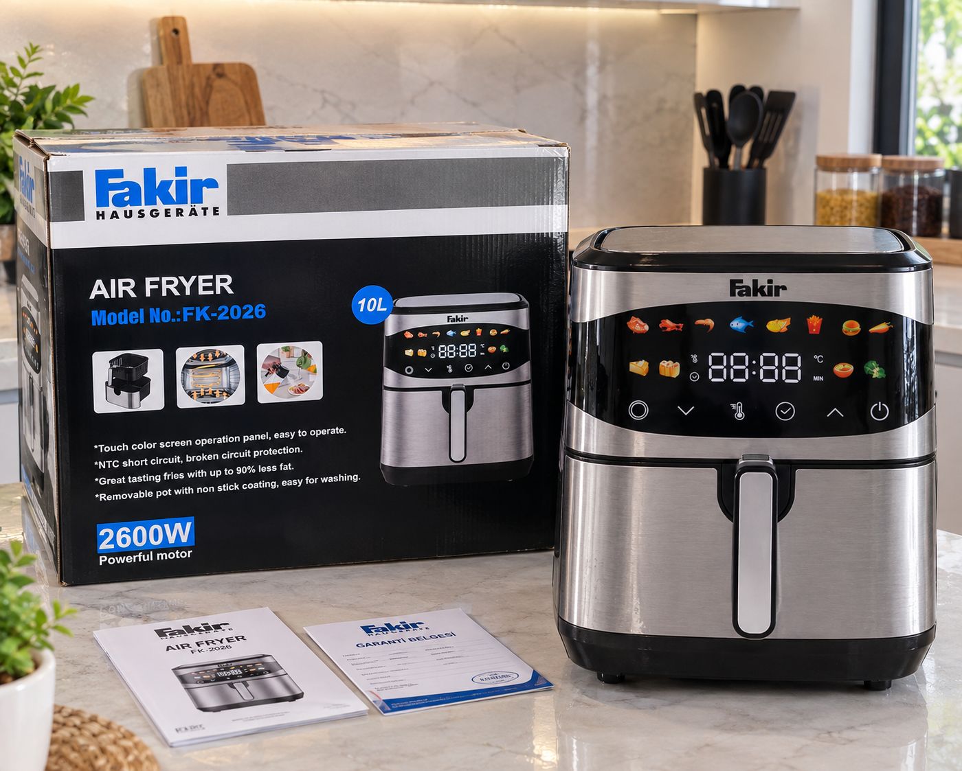 سرخ کن بدون روغن ۱۰ لیتری فکر (Fakir) مدل FK-2026 ( ارسال رایگان)