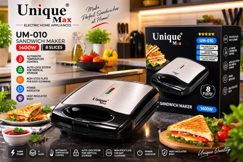ساندویچساز ۸ اسلایس یونیک مکس مدل UM-010