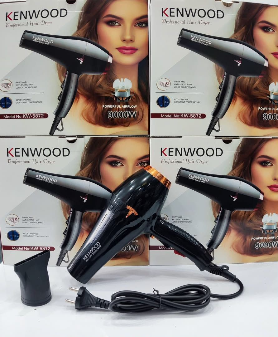 سشوار حرفه‌ای موتور سنگین کنوود مدل KW-5872 – تکنولوژی Ionic